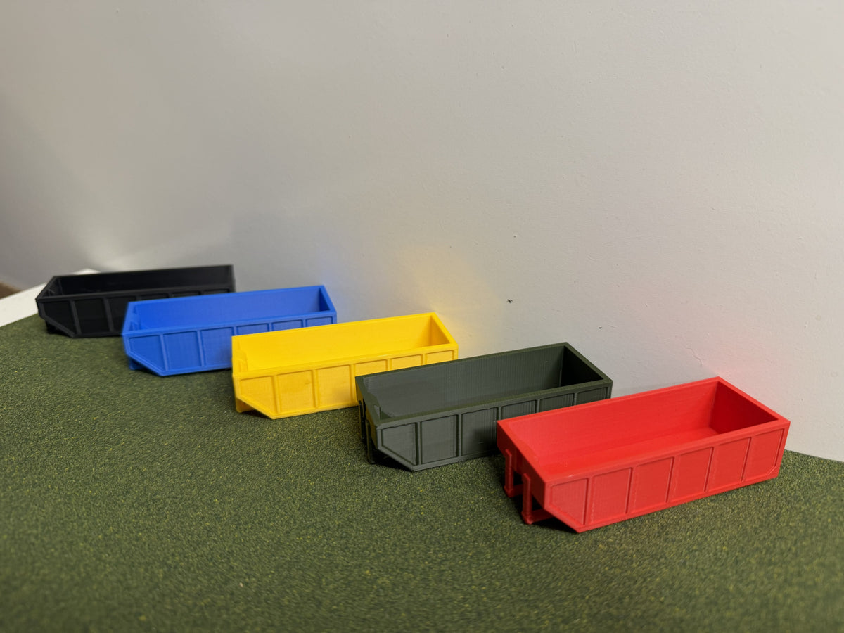 1/64 15-Yard Roll off Dumpster, 3D Printed