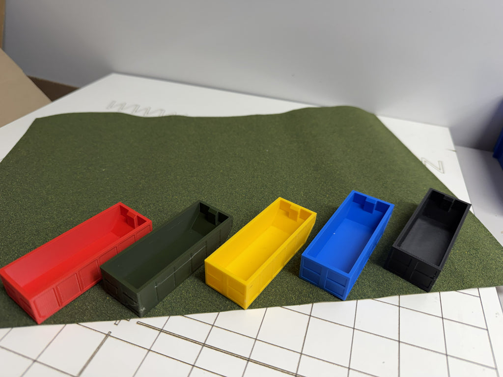 1/64 15-Yard Roll off Dumpster, 3D Printed